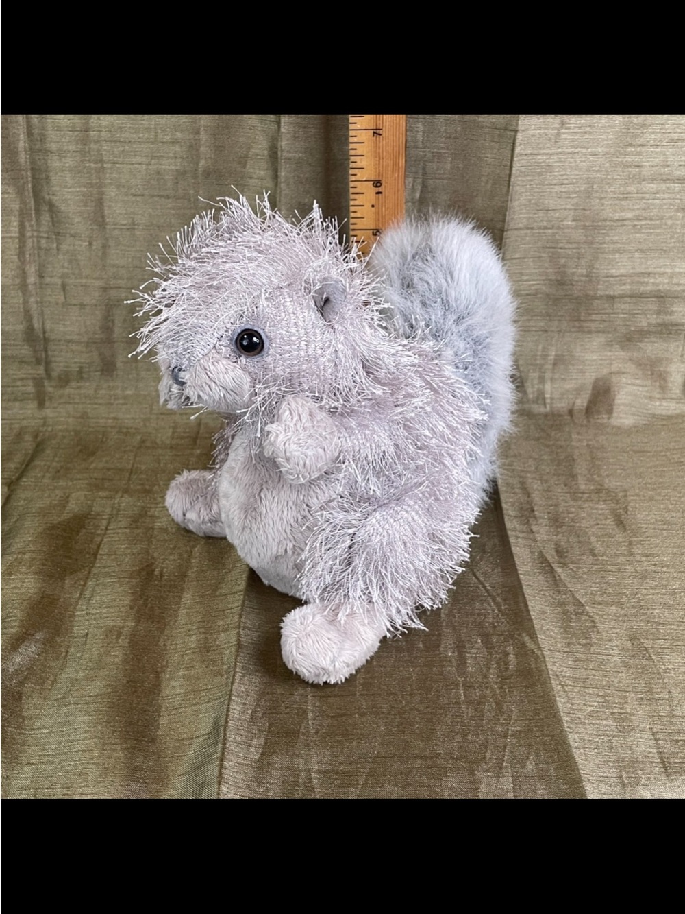 Ganz Webkinz Grey Squirrel HM203 Plush Stuffed Animal NO CODE - Preowned